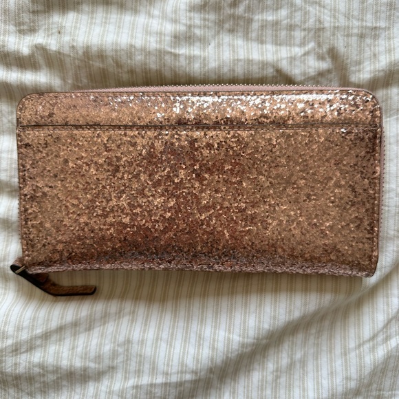 Kate spade pink sparkly wallet - Picture 3 of 3